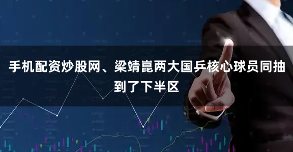手机配资炒股网、梁靖崑两大国乒核心球员同抽到了下半区