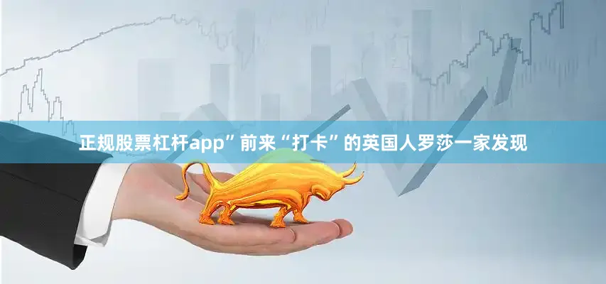 正规股票杠杆app”前来“打卡”的英国人罗莎一家发现